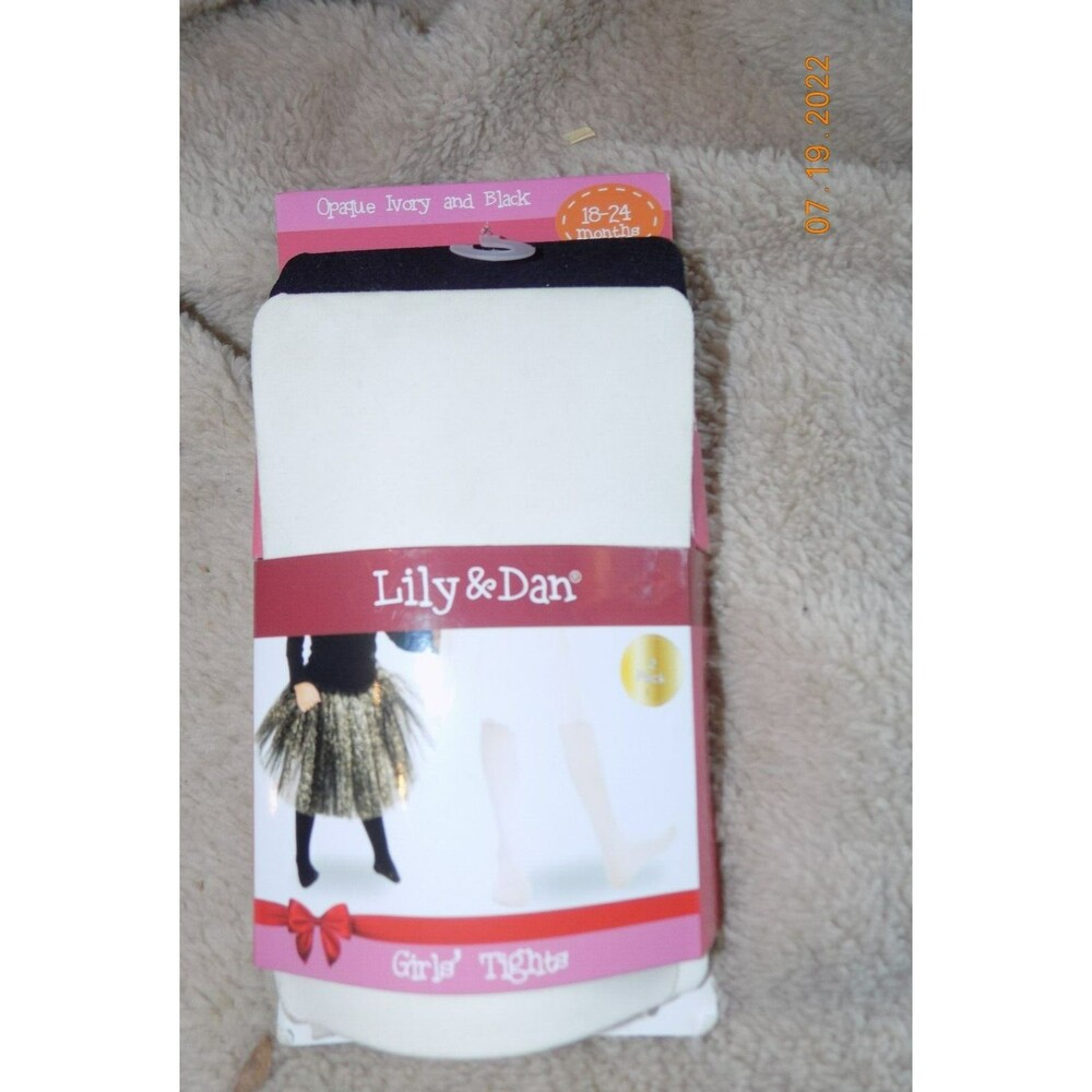 New Lily & Dan baby girl's tights 18-24 months